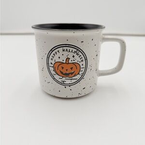 Boston Warehouse Happy Halloween Pumpkin Speckled Coffee Mug Spooky 14 Oz Rustic